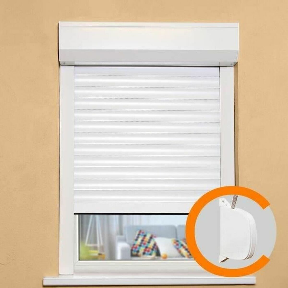 Redőny Fehér 100 x 120 cm PVC